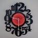 Vinyl Record Wall Clock (artist is The Bruce Springsteen)