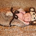 Newborn fuzzy monkey baby hat - soft on baby's head, great photography prop