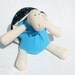 Blue Blossomed Turtle stuffed toy