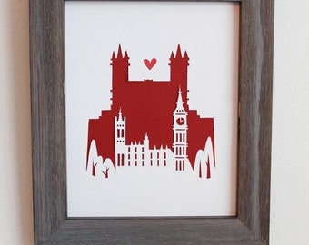 London. England - Big Ben. Personalized Gift or Wedding Gift
