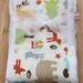 SALE Woodland Creatures Set of 2 Burp Cloths