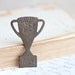 Little Brass Trophy with Pegasus - for Your Jewelry Assemblage or Altered arts