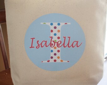 Large Personalized Tote Bag