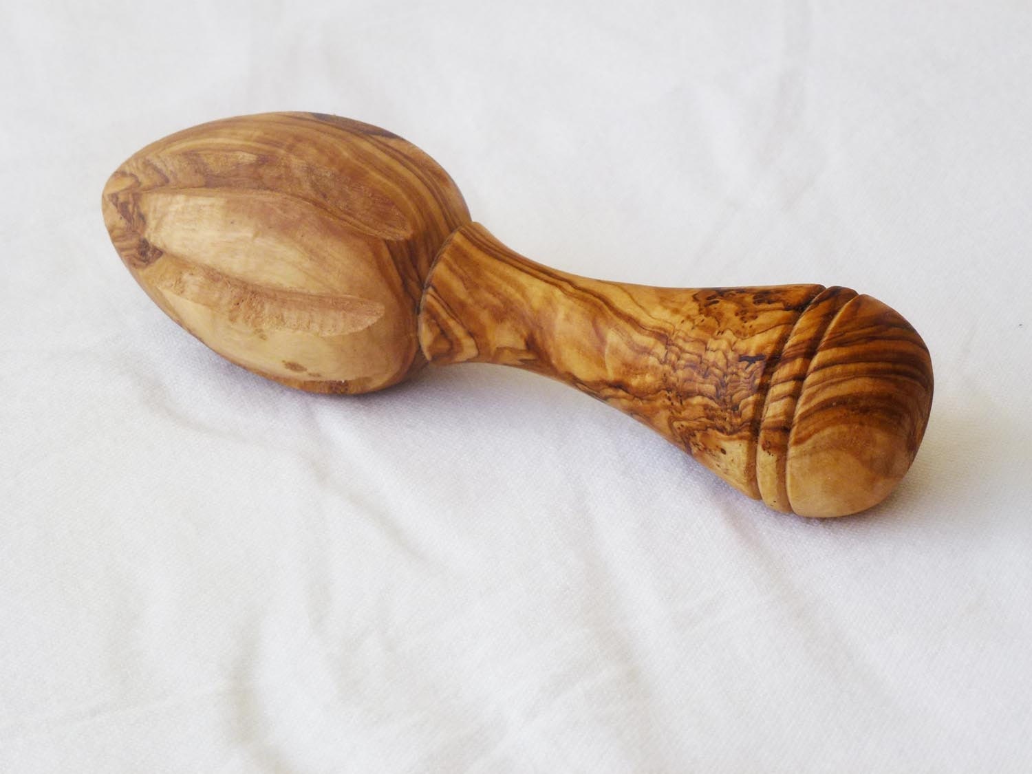Olive Wood Lemon Juicer / Citrus Reamer Press / Wooden Lemon