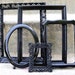 Black Ornate Picture Frame Set