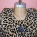 Vintage Leopard Coat Faux Fur Luxurious 1950's Pin Up Girl Coat