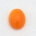 Yellow soapstone cabochon from Java