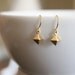 3D Diamond Earrings // Gold or Silver