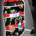 Car Caddy Organizer - Oilcloth - Black Cherries with Red Polka Dot