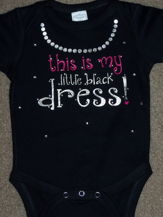 little black dress onesie