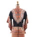 Vintage 1970's Dark Dashiki Bohemian Dreams Bell Sleeve Tunic M