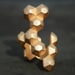 POPULATE - Yellow gold modern geometric 3D printed ring
