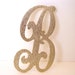 Vintage Intial "B" Brooch - Script 50's ( item 131)