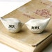 Bird Wedding Cake Topper - MR and MRS - French White Ceramic - Vintage Wedding - Ready to Ship
