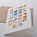 New Baby Alphabet Card - discounted to make way for new designs