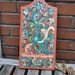Vintage Danish Denmark Scandinavian Berggren Wood Cutting Board Wall Plaque Mid Century Retro Eames Era