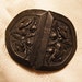 Antique Victorian Pressed Horn Mourning Belt Buckle