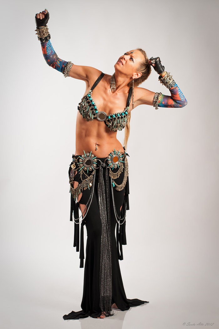 Tribal Fusion Belt Tribal Belly Dance Belt Spiked Belt Belly   Il Fullxfull.377066754 Tgrw 