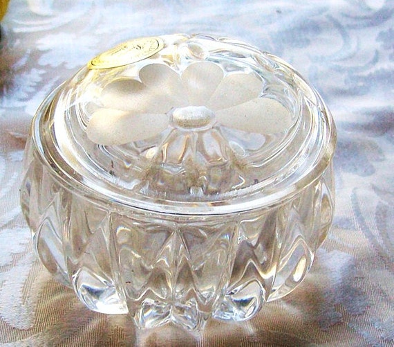 PRINCESS HOUSE lead crystal trinket relish dish or by mickyme2