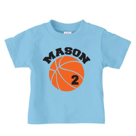 Personalized basketball birthday t shirt boy by PricelessKids