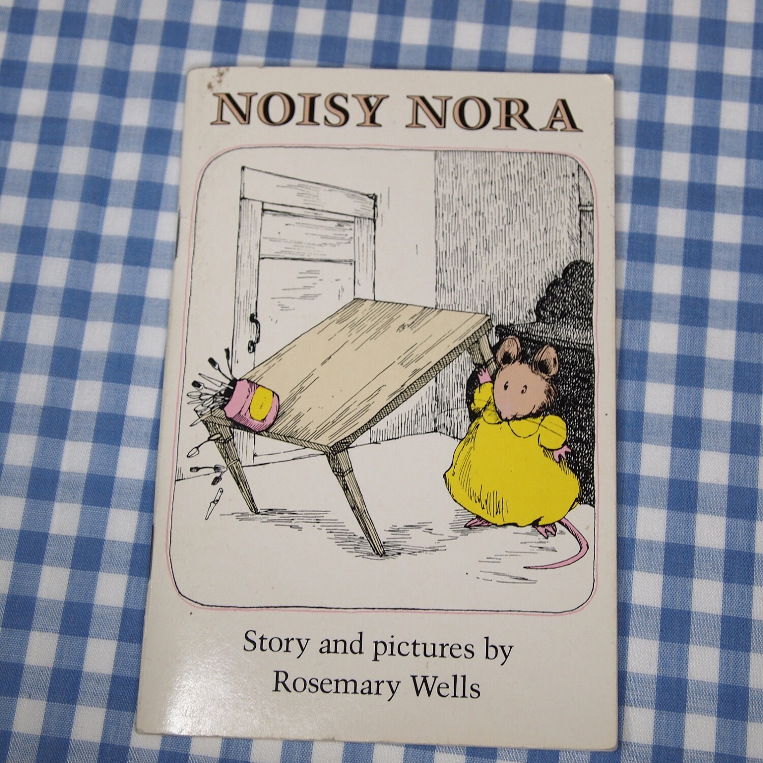 noisy nora vintage 1986 children's book by vintagebookbazaar