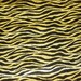 NEW 8"x10" Metallic Gold Tiger Stripes on Black Cowhide Leather from PeggySueAlso