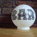 Vintage MILKGLASS BAR Replacement Round Globe Saloon Style Font Decoration