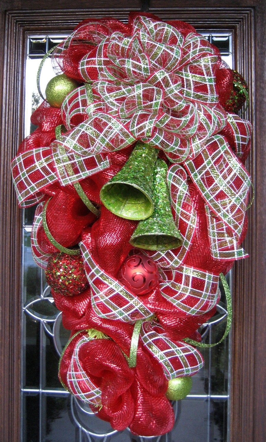 Deco Mesh CHRISTMAS SWAG WREATH