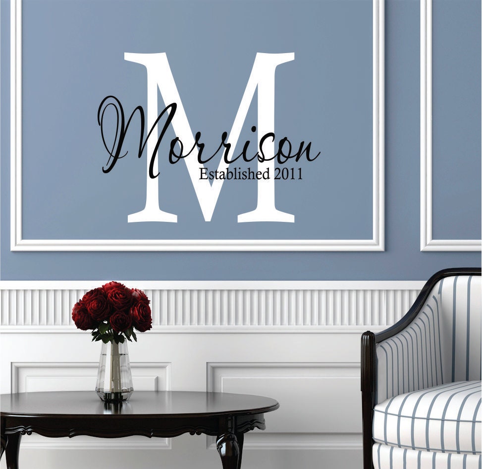 Wall Decals Personalized Family Name Name Wall Decal