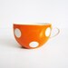 Adorable Vintage POLKA DOT tea or coffee CUP, use fror kitchen and home decor.