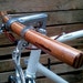 jatoba and oak curved bicycle handlebar