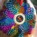 DAVE MATTHEWS BAND Glitter Resin Feather Hair Clip Dmb Rainbow Tickets Tour Fans upcycled Eco Friendly
