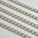 5 Feet Silver finish aluminum twisted cable chain 8x5mm links 2321CH