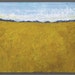 Large Abstract Prairie Landscape Painting - Harvest (24x30) Original Acrylic Painting