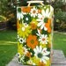 1970's Doll Clothes Trunk - Flower Power Doll Clothes Trunk - Orange Flower Doll Trunk