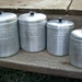 1960s Vintage A C Heller Hostess Ware Aluminum Canister Set