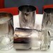 Shot Glass Vintage Glassware Dorthey Thorpe Style Mercury Ombre Jucie Glass Barware