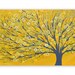 Yellow Grey Tree Painting