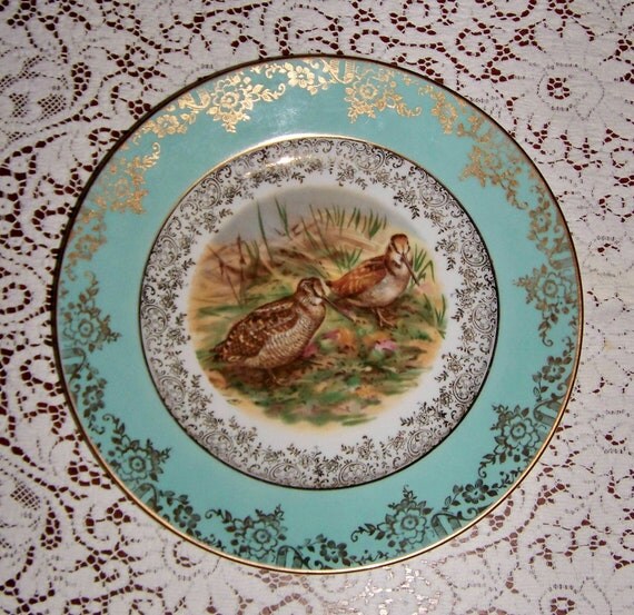 Stunning Vintage JKW Western Germany plate 1930 Josef Kuba