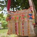 Hmong Vintage Tribal Textile Upcycled Hand Made Bag