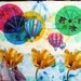 Original Collage Mixed Media Picture Celebrating Summer