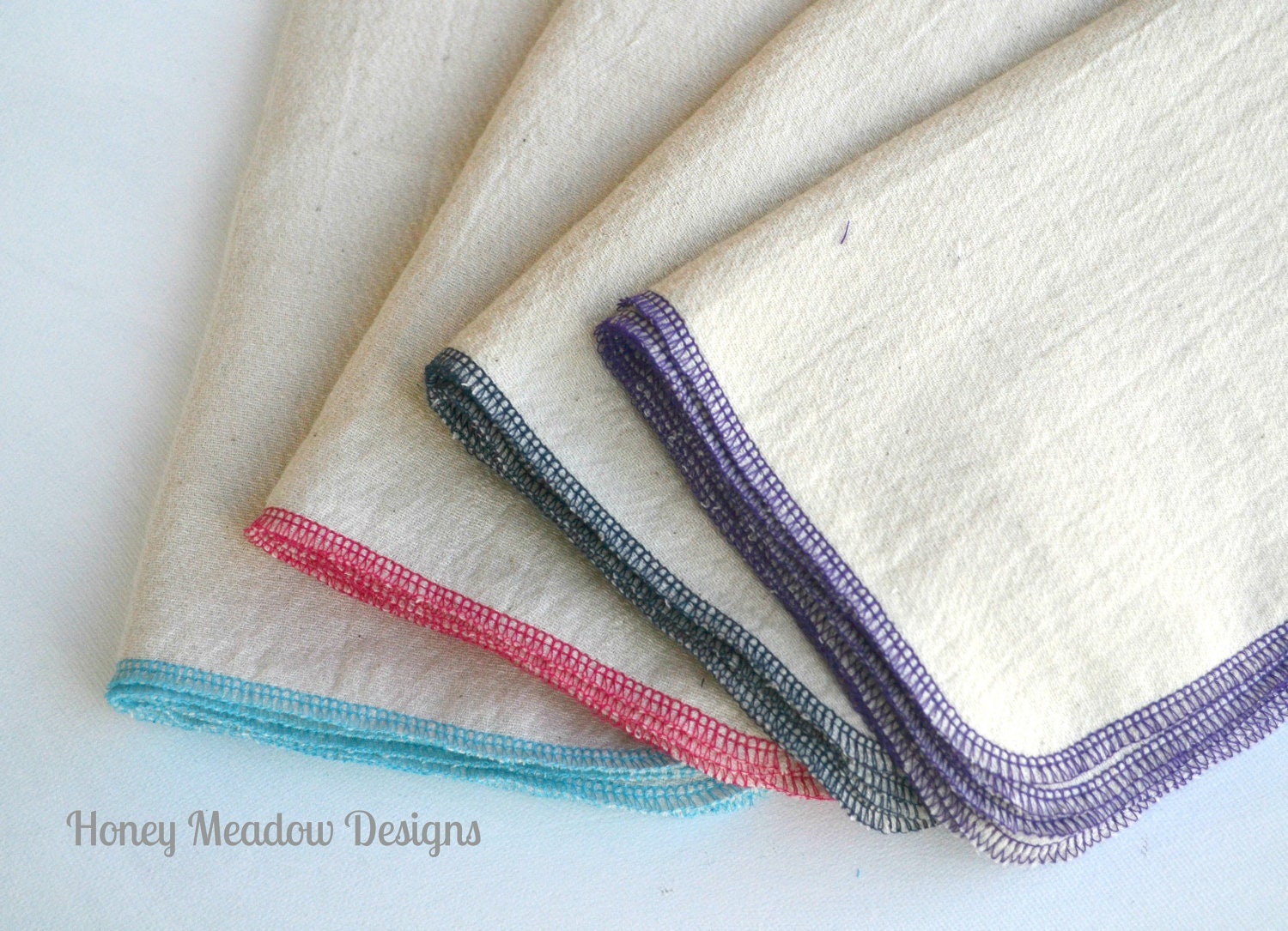 Birdseye 1 dozen Unpaper Towels Unbleached Custom Color