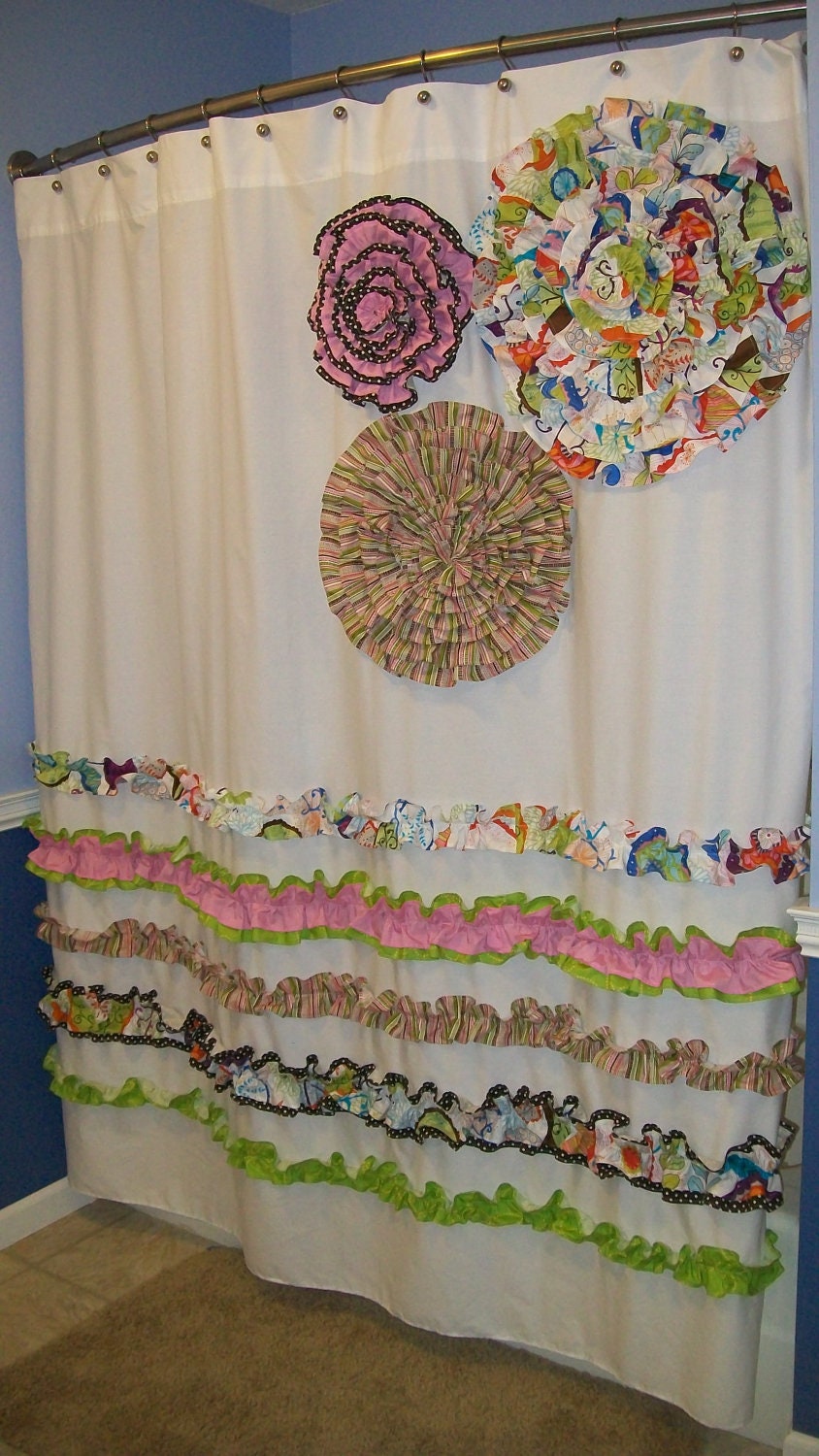 Shower Curtain Custom Made Valorie Wells Wrenly Designer