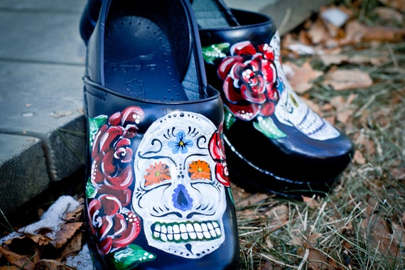 dansko sugar skull clogs