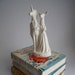 Wedding Cake Topper with Unicorn groom and deer bride