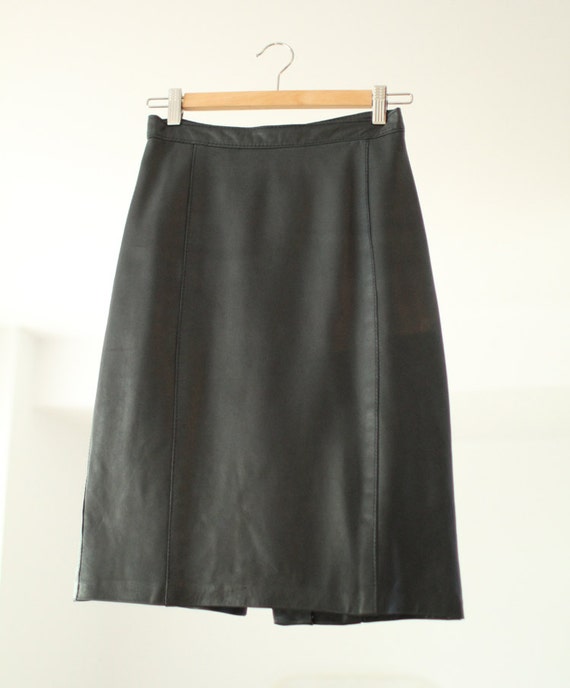 SALE Vintage Leather skirt