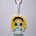Alice In Wonderland bag tag, keyring, key chain, hanging decoration. Little Ladies collection