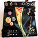 1980s Black Purse Punk Chains n' Studs