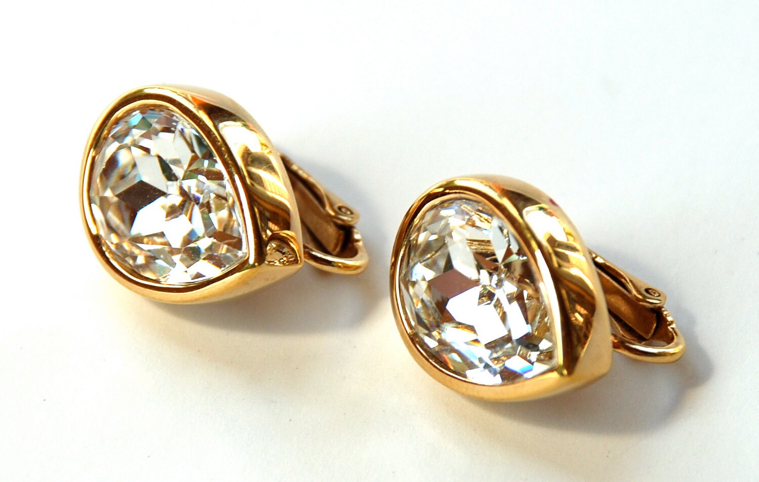 Vintage SAL Earrings Swarovski Crystal by BeckoningBeefyGems