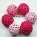 6 - 15 mm crochet Beads 15b003